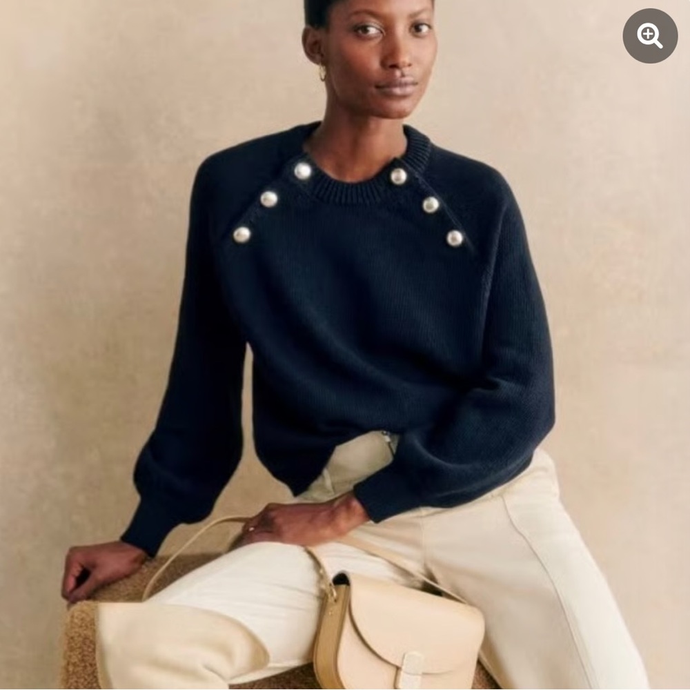 Never worn sweater from Sezane (Navy)